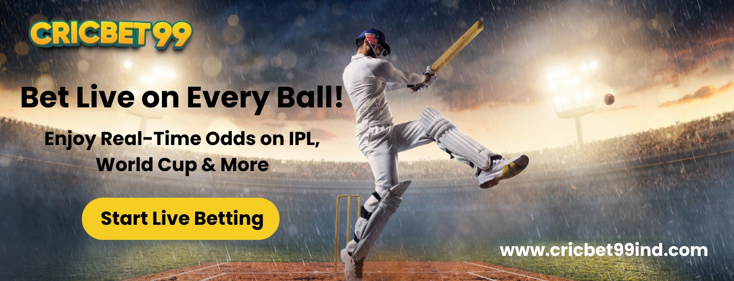 Live Cricket Betting Banner