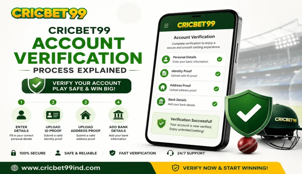 Cricbet99 Account Verification Process Explained