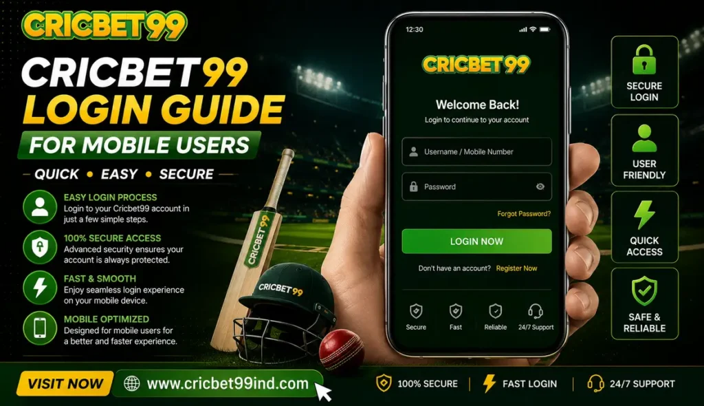Cricbet99 Login Guide for Mobile Users