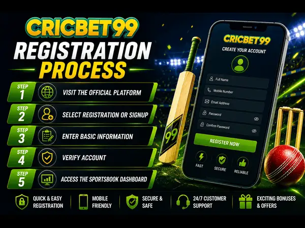 Cricbet99 Registration Process