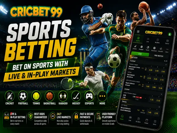 Cricbet99 Sports Betting – Bet on Sports with Live & In-Play Markets