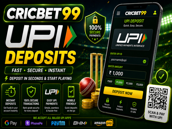 Cricbet99 UPI Deposits