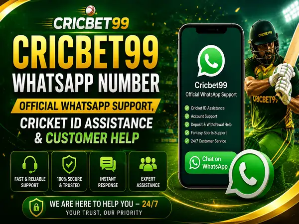 Cricbet99 WhatsApp Number – Official WhatsApp Support, Cricket ID Assistance & Customer Help