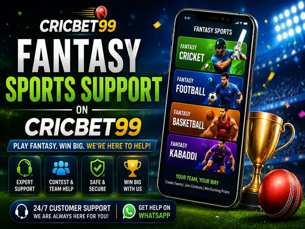 Fantasy Sports Support on Cricbet99