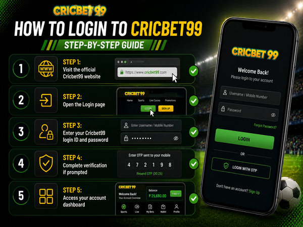 How to Login to Cricbet99 – Step-by-Step Guide