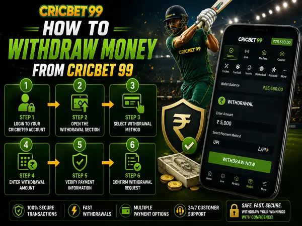How to Withdraw Money from Cricbet99