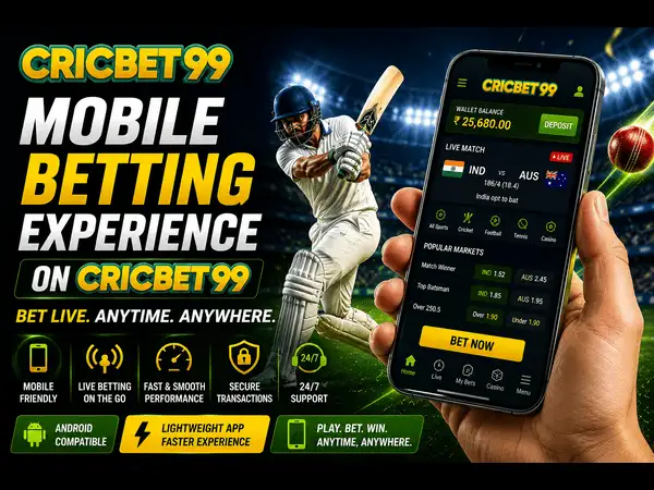 Mobile Betting Experience on Cricbet99