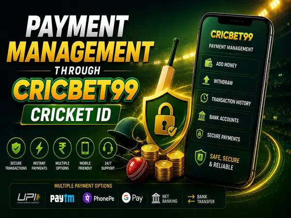 Payment Management Through Cricbet99 Cricket ID