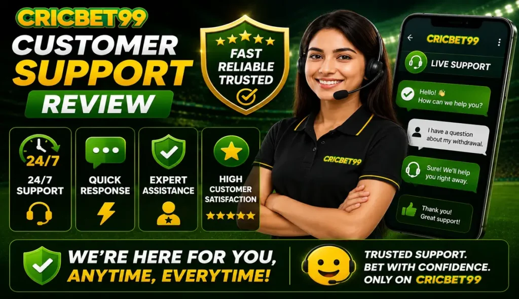 Cricbet99 Customer Support Review