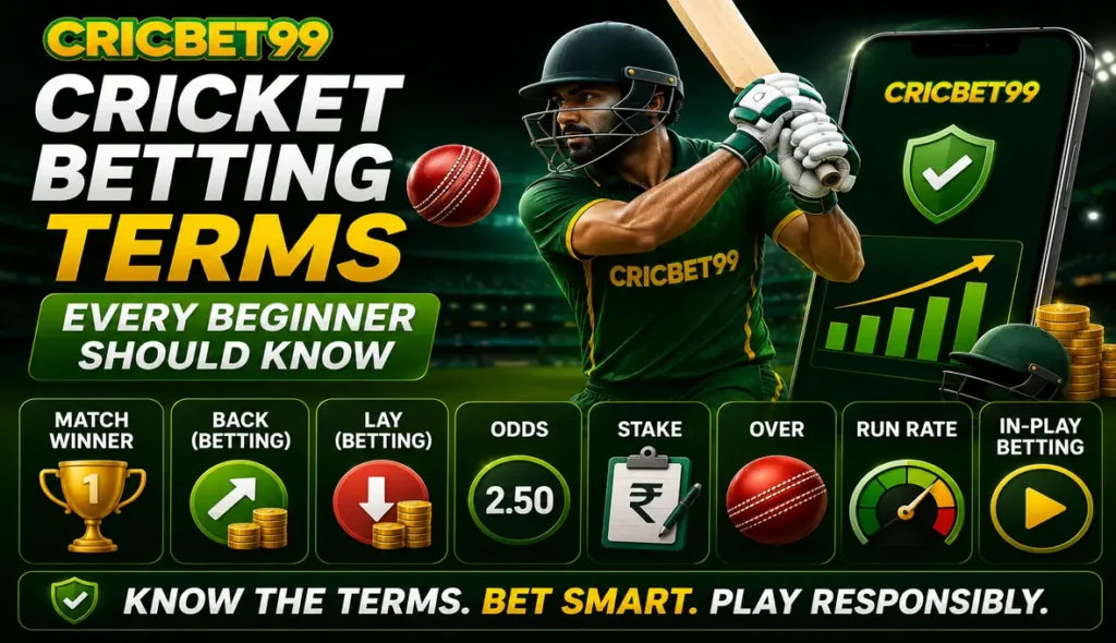 Cricket Betting Terms Every Beginner Should Know