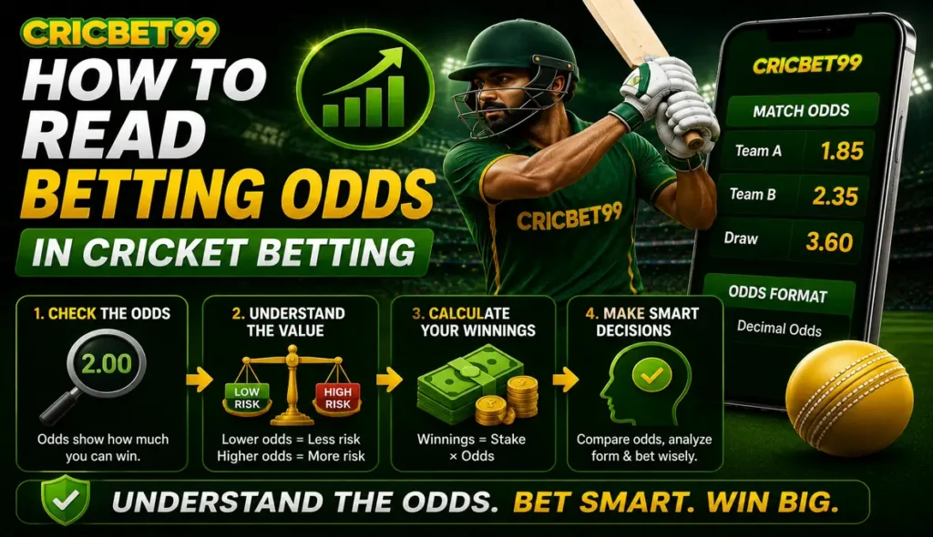 How To Read Betting Odds in Cricket Betting