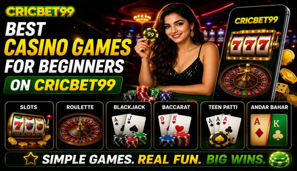 Best Casino Games for Beginners on Cricbet99