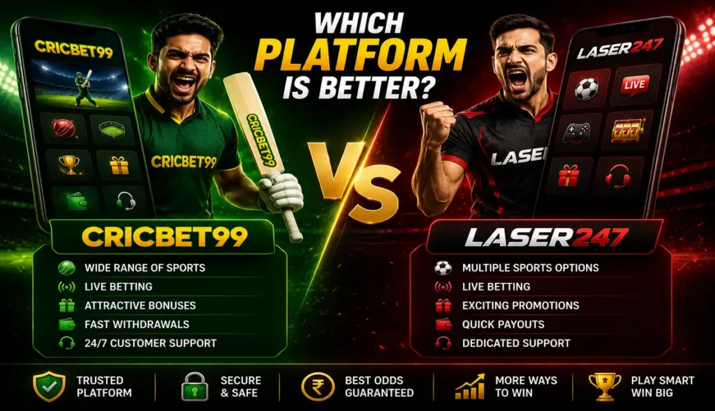 Cricbet99 vs Laser247 – Which Platform Is Better